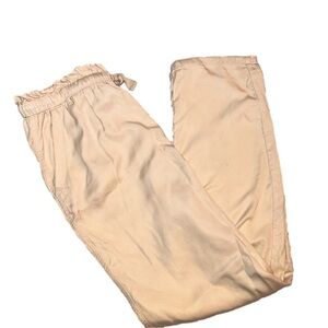 Treasure & Bond Yellow Cream Paper bag Pants for Women